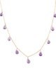 Necklace 18K AMethyst Collar Necklace