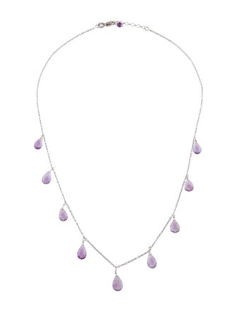 Necklace 14K Amethyst Collar Necklace