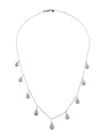 Necklace Collar 14K Amethyst