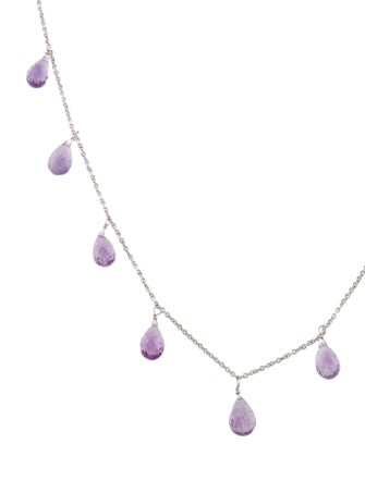 Necklace 14K Amethyst Collar Necklace