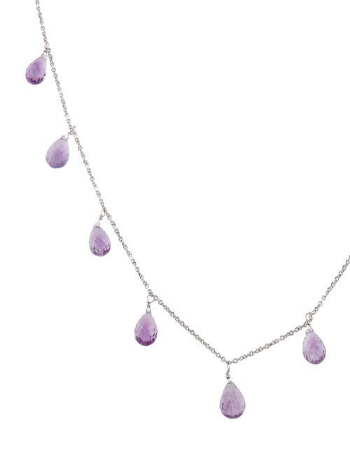 Necklace 14K Amethyst Collar Necklace