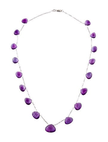 Necklace Station 14K Amethyst Collar