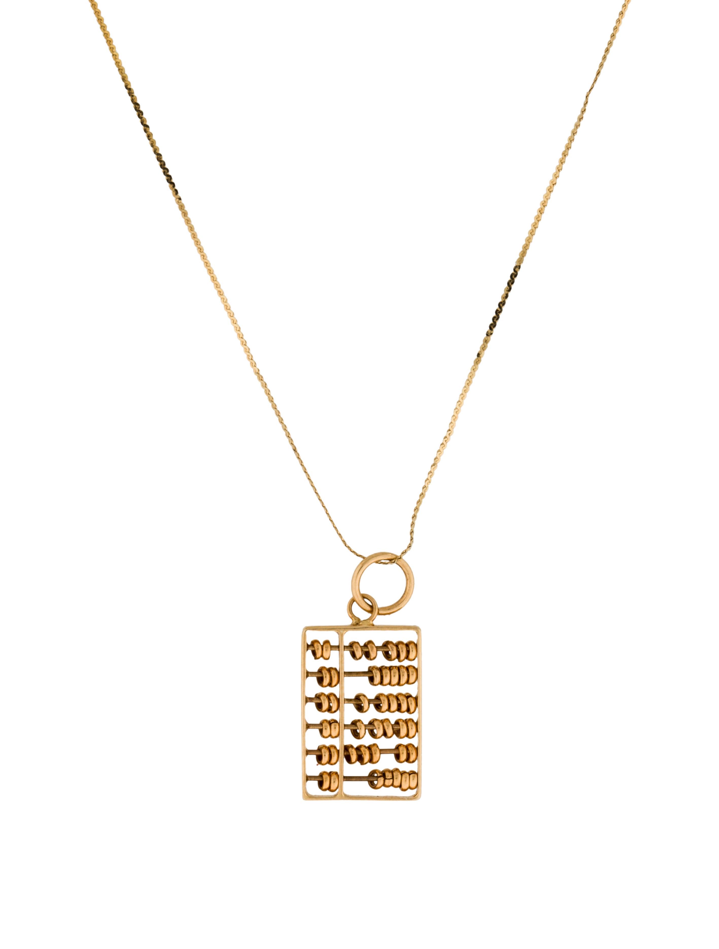 Abacus Necklace 14k abacus pendant necklace necklaces neckl22981 the Abacus Necklace 14k abacus pendant necklace necklaces neckl22981 the