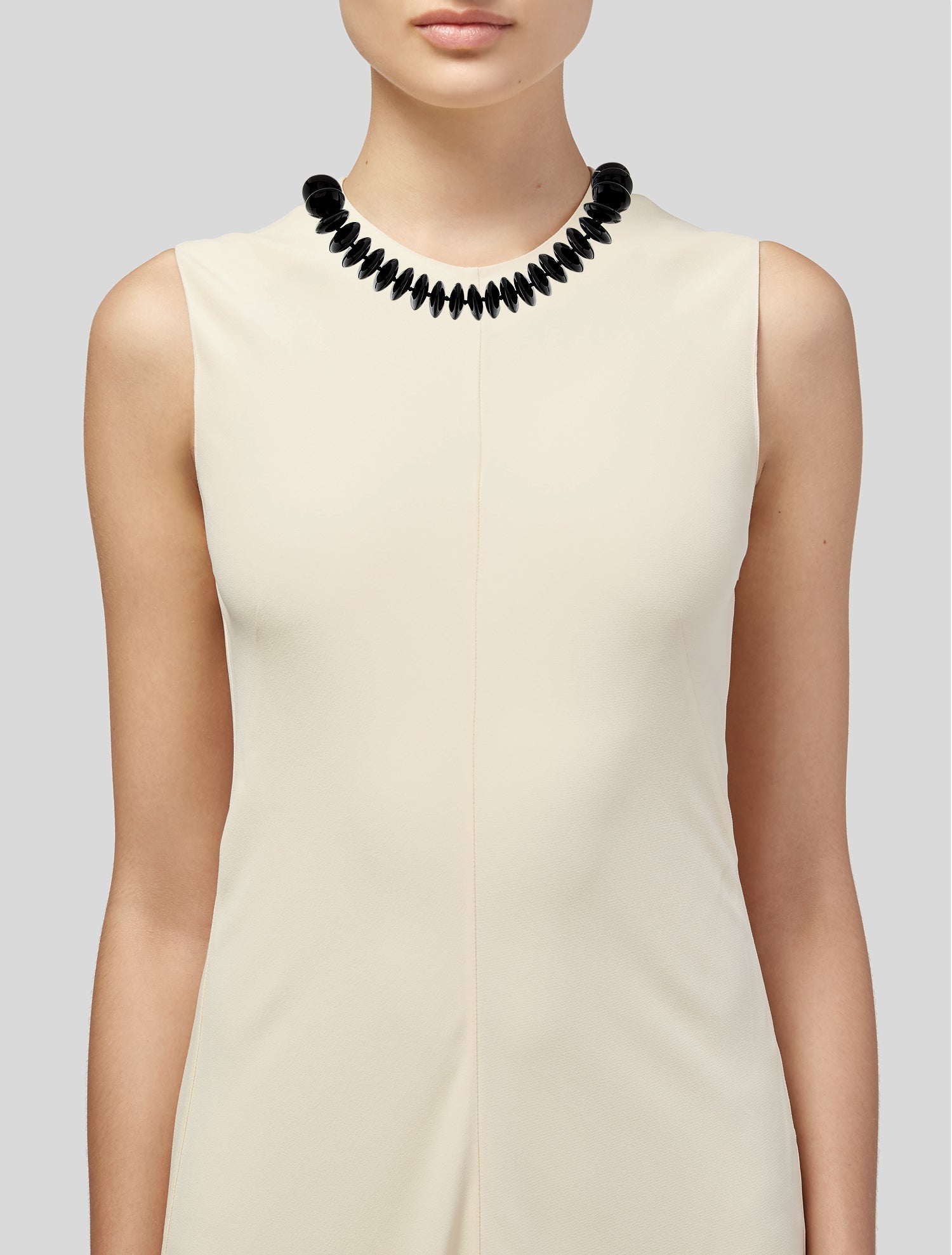 Necklace 14K Onyx Beaded Necklace