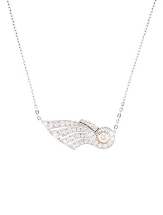 Necklace Platinum 2.75ctw Diamond Station Pendant Necklace