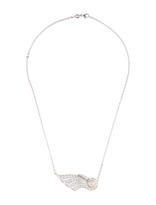 Necklace Platinum 2.75ctw Diamond Station Pendant Necklace