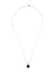 Necklace 14K 4.31ct Diamond Solitaire Pendant Necklace