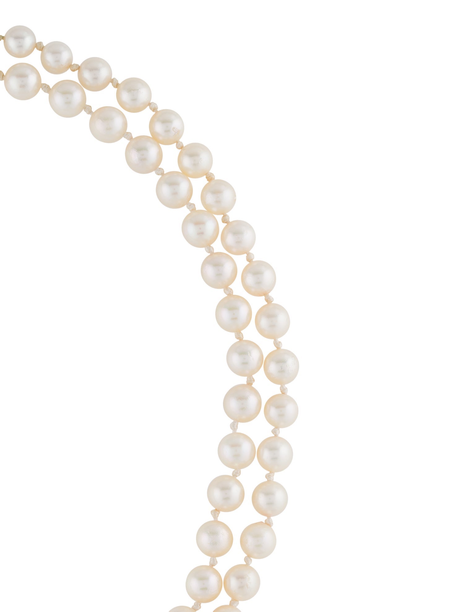 Necklace 14K Dyed Cultured Pearl Bead Strand Necklace
