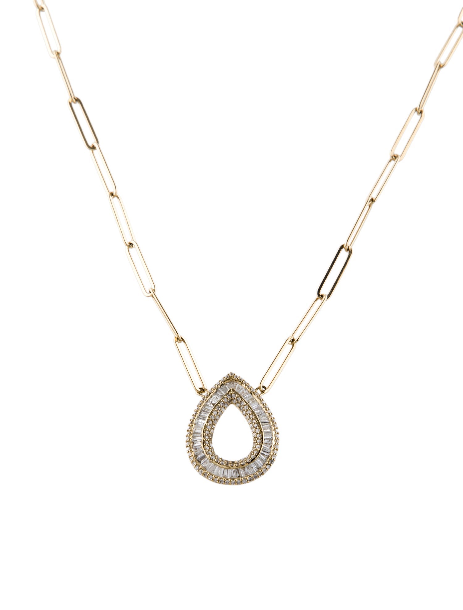 Necklace 14K Diamond Pendant Necklace