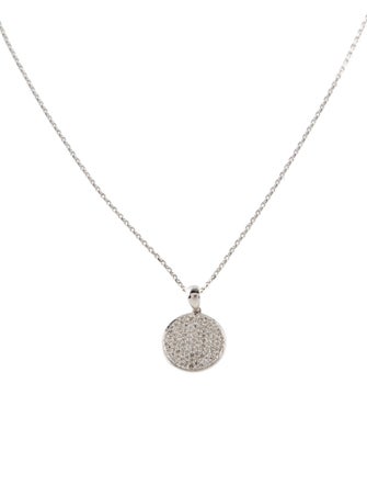 Necklace 14K Diamond 'Circle' Pendant Necklace