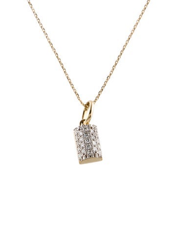 Necklace Pendant 14K Diamond