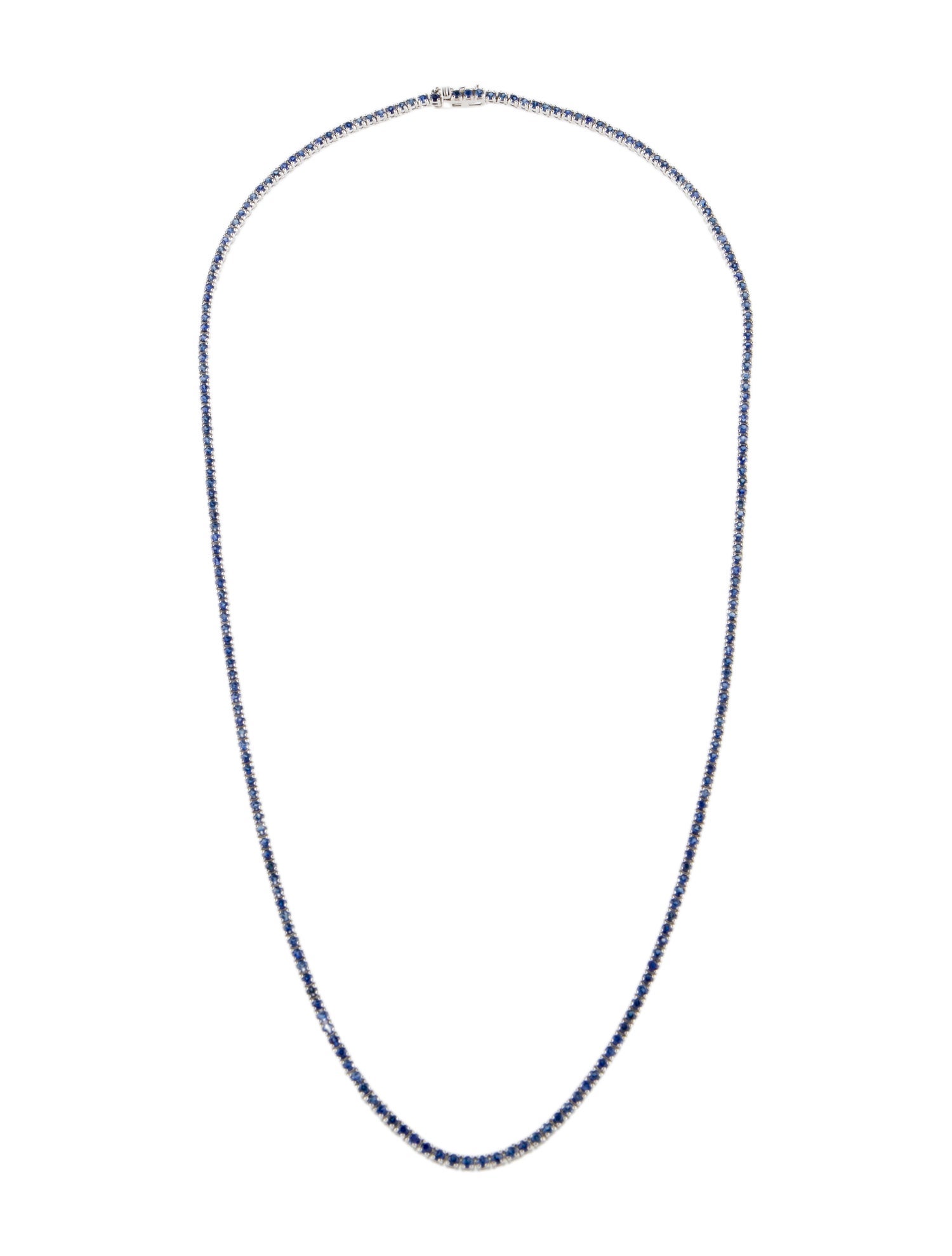 Necklace 14K 7.67ctw Sapphire Chain Necklace