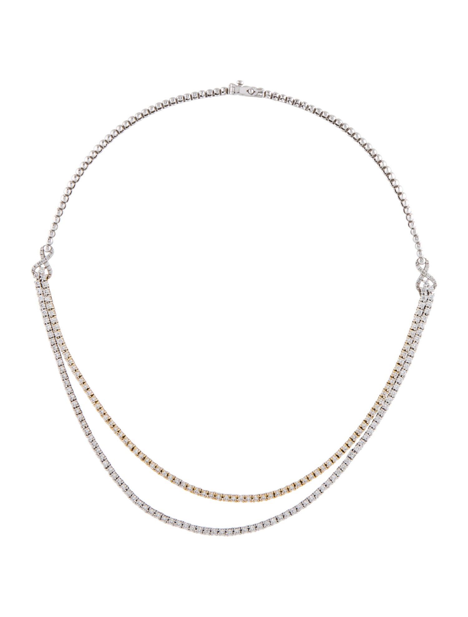 Necklace 14K 2.83ctw Diamond Choker Necklace