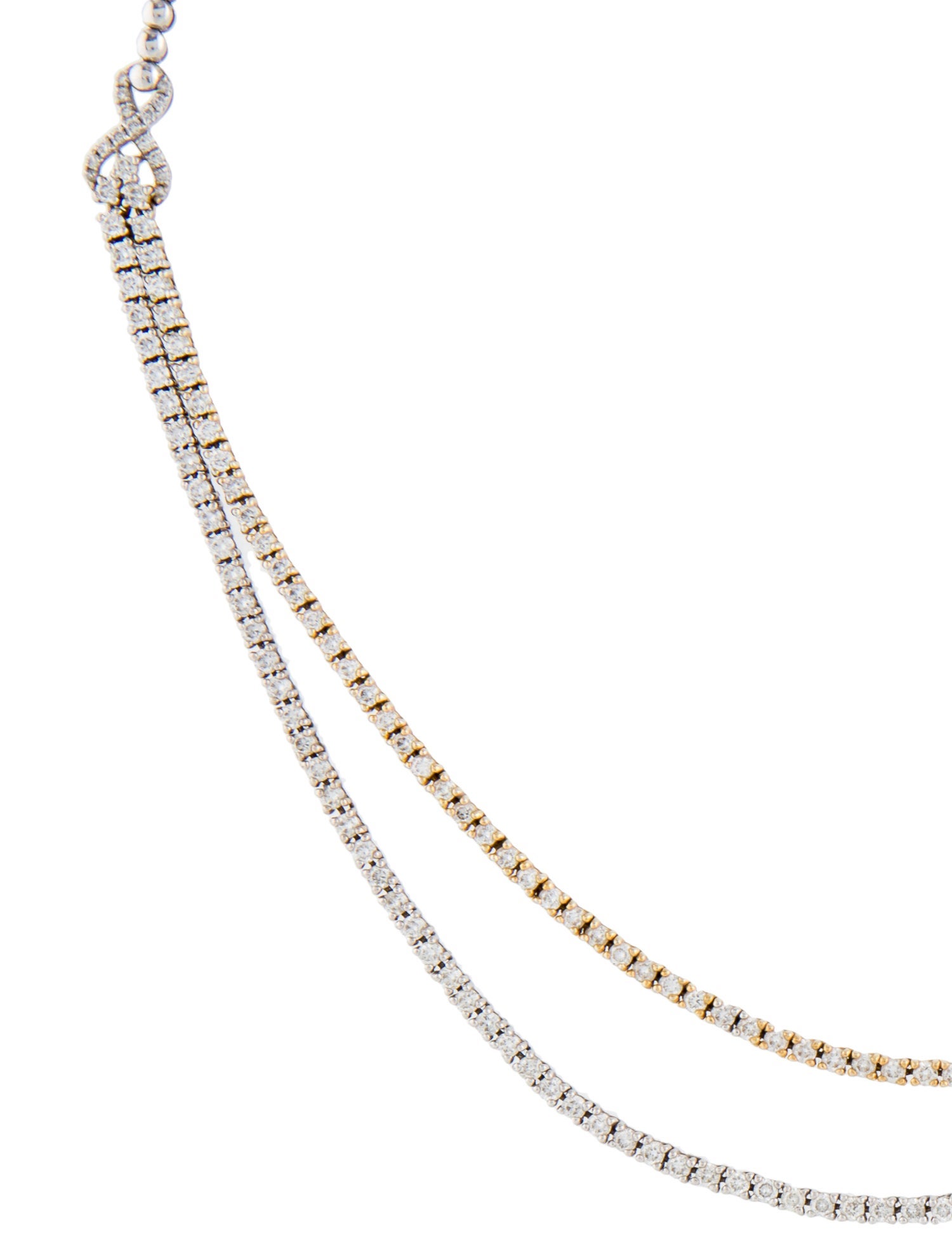 Necklace 14K 2.83ctw Diamond Choker Necklace