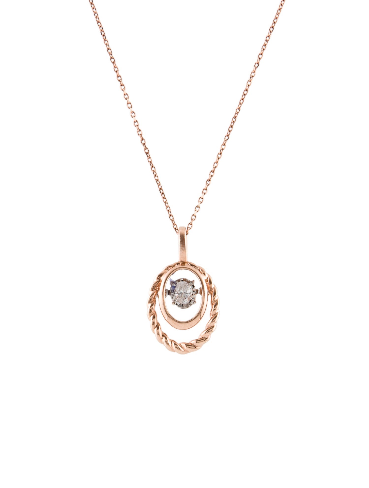 Necklace 14K Diamond Pendant