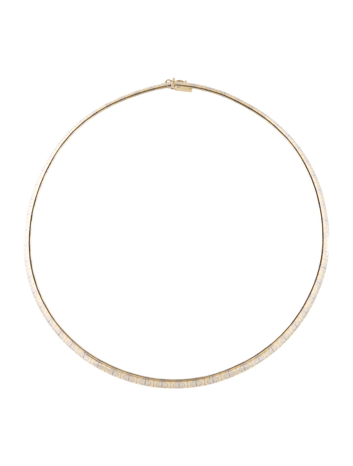 Necklace 14K Omega Collar Necklace