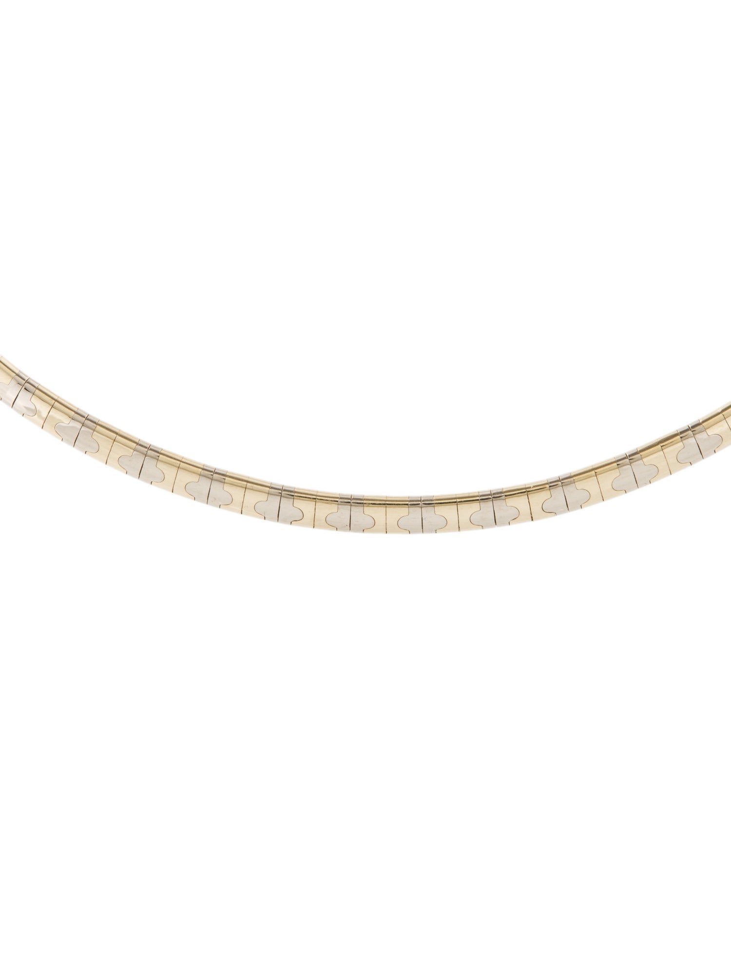 Necklace 14K Omega Collar Necklace
