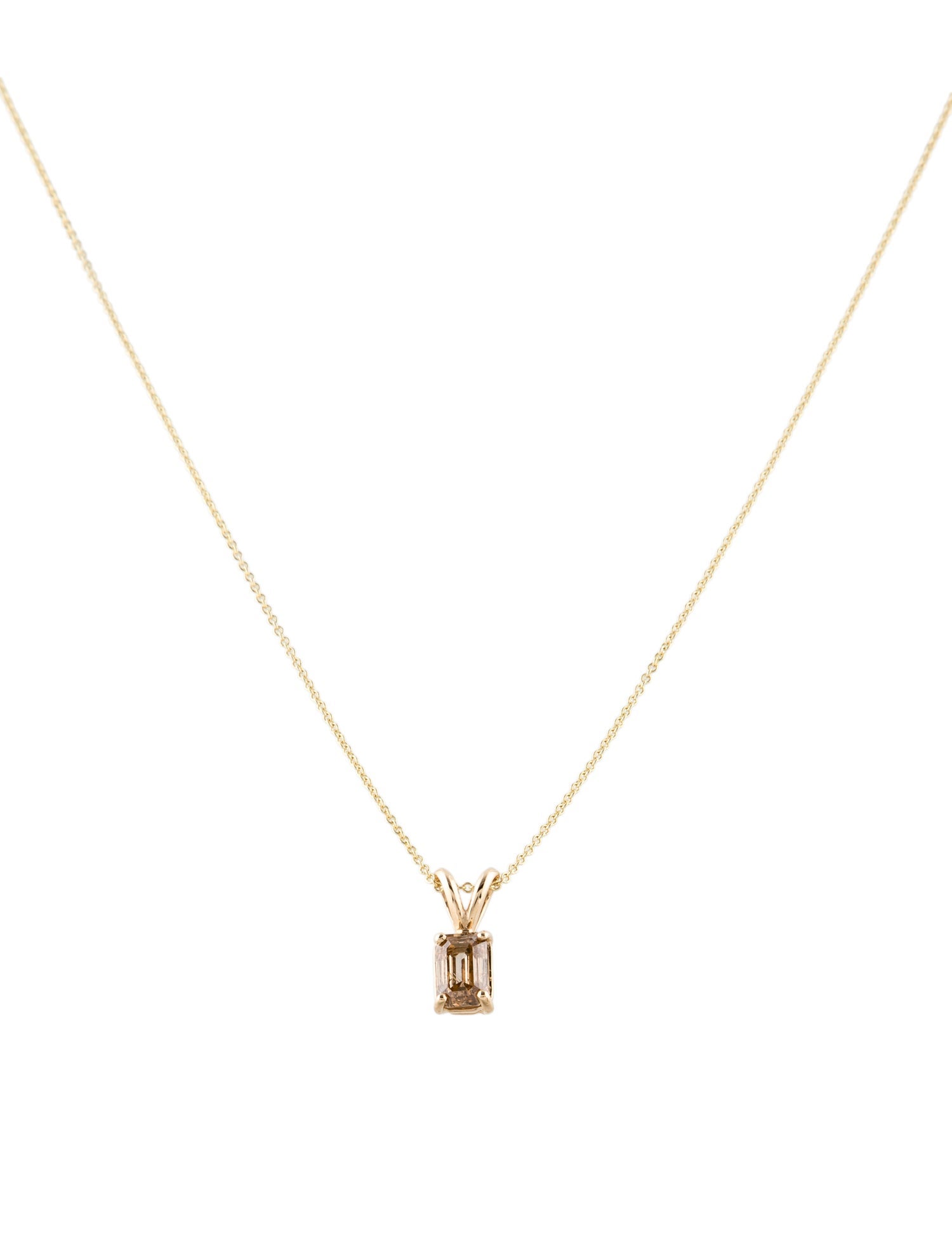 Necklace 14K Diamond Pendant Necklace