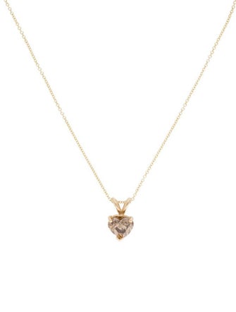 Necklace 14K 1.02ct Diamond Pendant Necklace