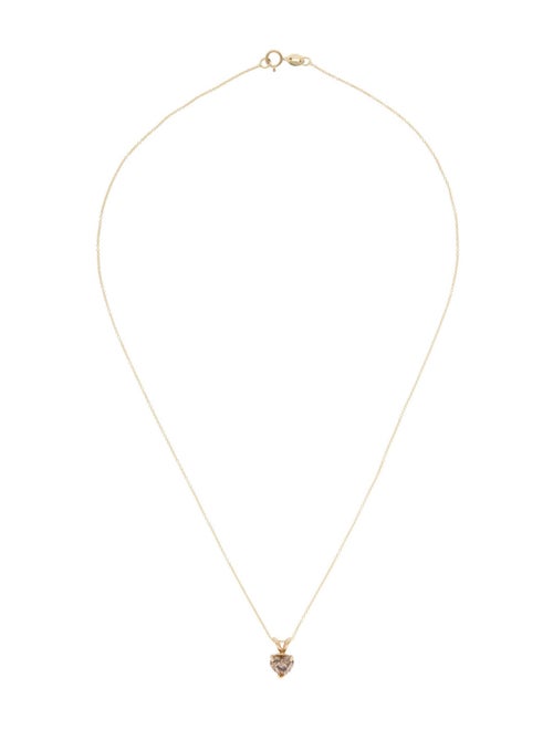 Necklace 14K 1.02ct Diamond Pendant Necklace