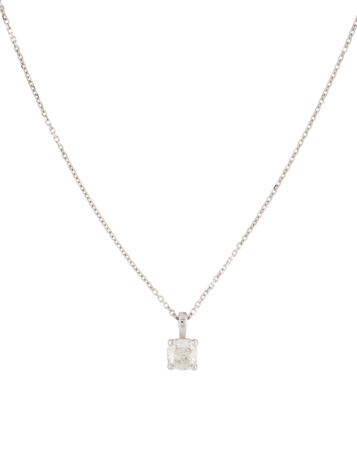 Necklace 14K 1.00ctw Diamond Pendant Necklace