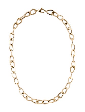 Necklace 14K Oblong Link Chain Necklace