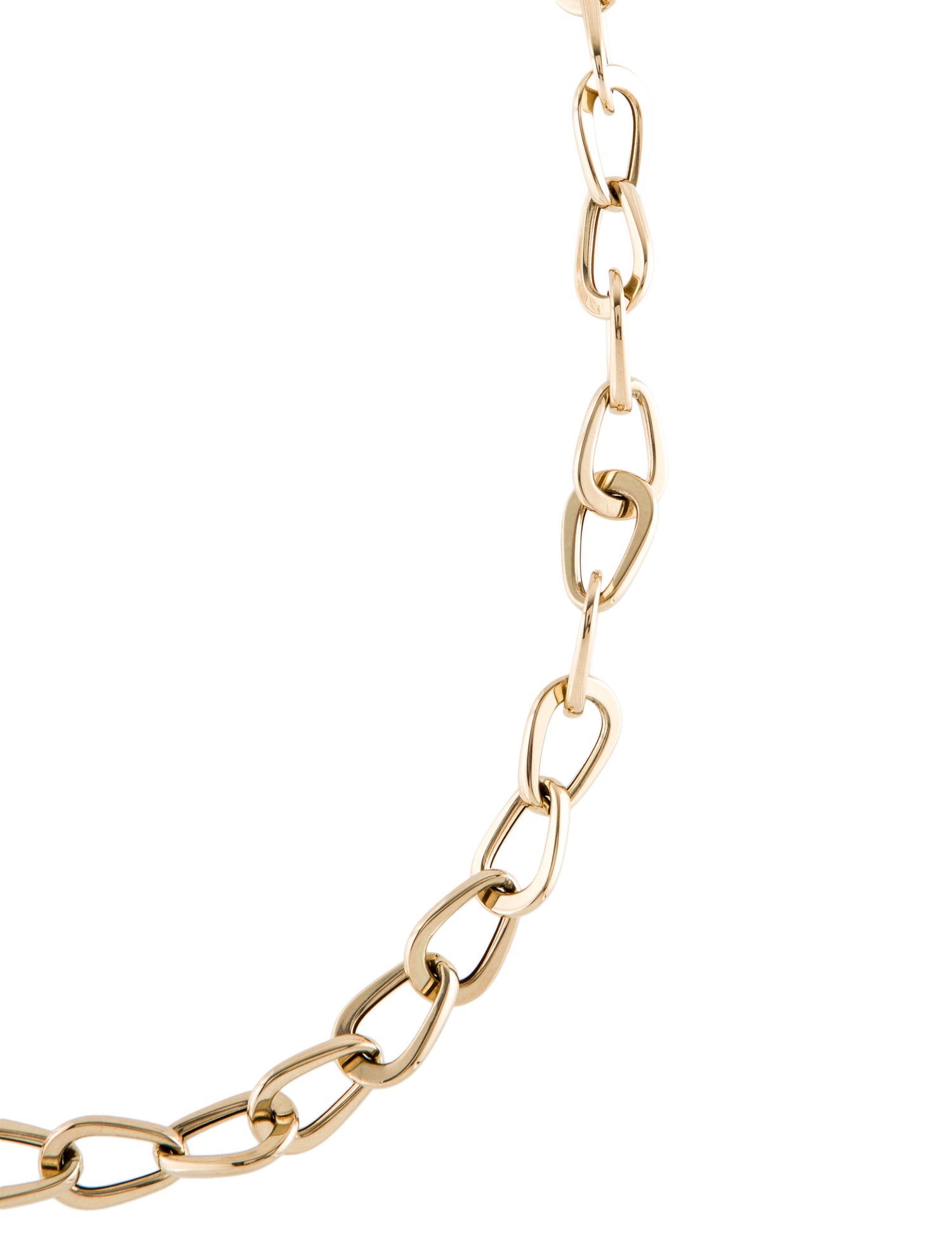 Necklace 14K Oblong Link Chain Necklace