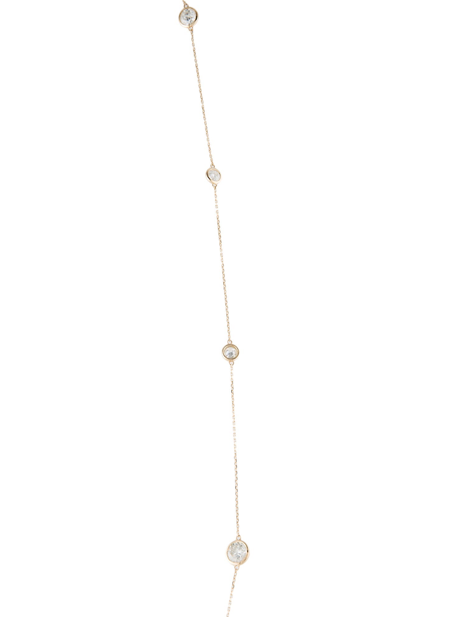 Necklace 14K 8.02ctw Diamond Station Necklace