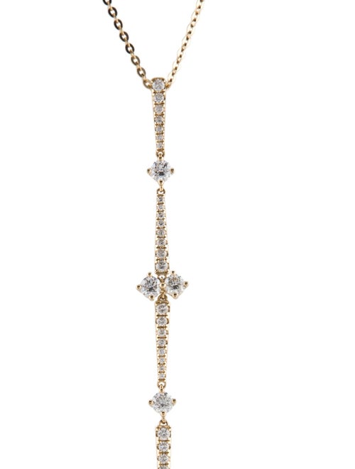 Necklace 14K Diamond Drop Pendant Necklace