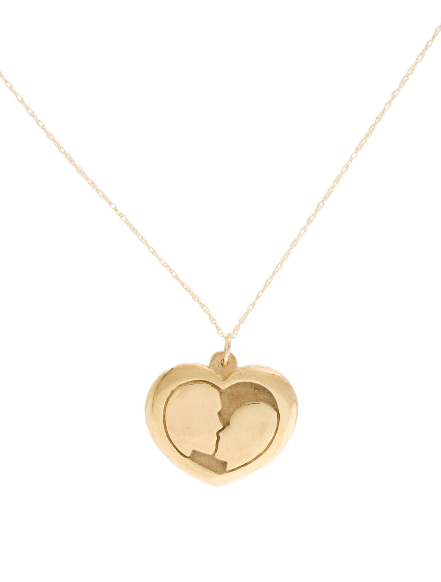 Necklace 14K Heart Pendant Necklace
