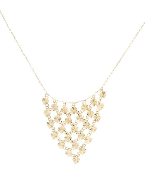 Necklace 14K Fringe Pendant Necklace