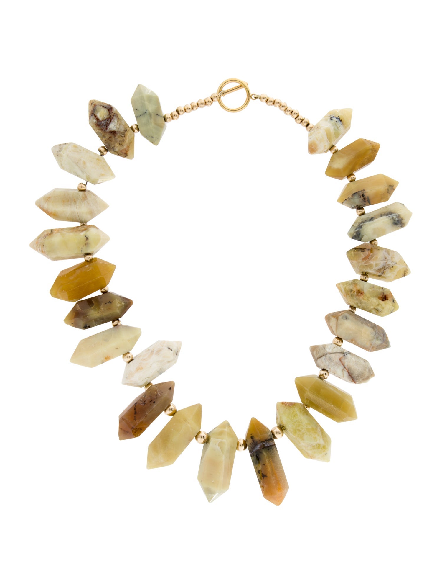 Necklace 14K Opal Collar Necklace