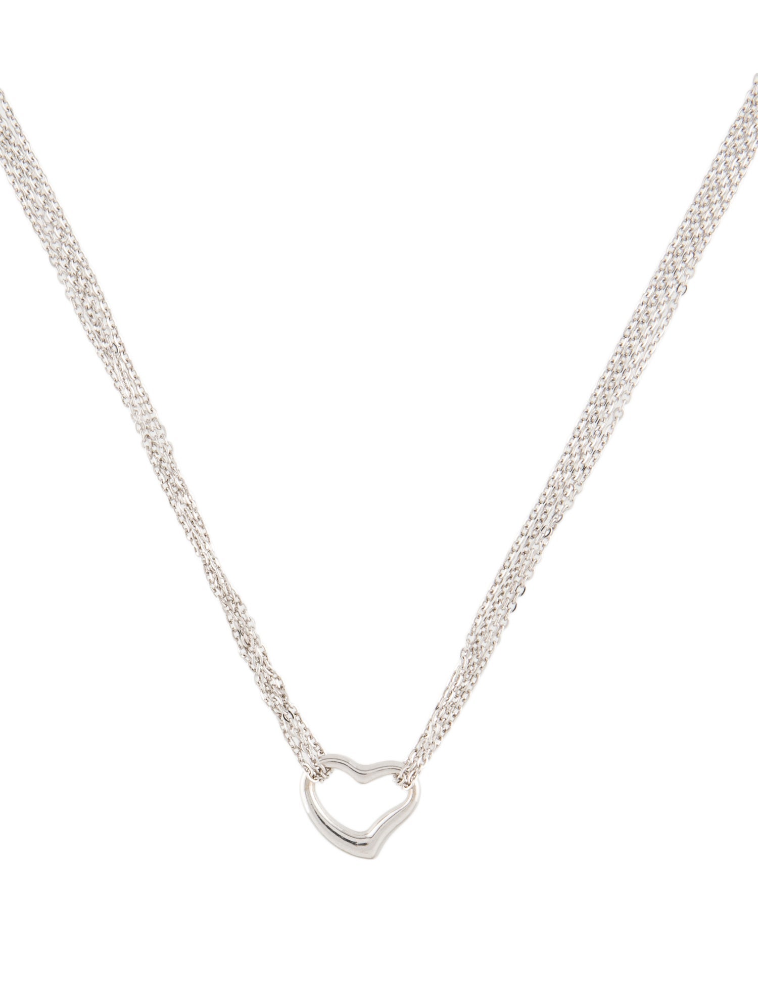 Necklace 14K Open Pendant Necklace