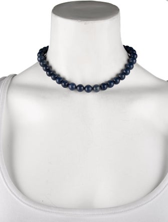 Necklace 14k Lapis Lazuli Beaded Chain Necklace