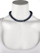 Necklace 14k Lapis Lazuli Beaded Chain Necklace
