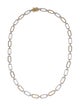 Necklace 14K Two-Tone 2.82ctw Diamond Link Chain Necklace