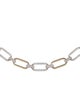 Necklace 14K Two-Tone 2.82ctw Diamond Link Chain Necklace