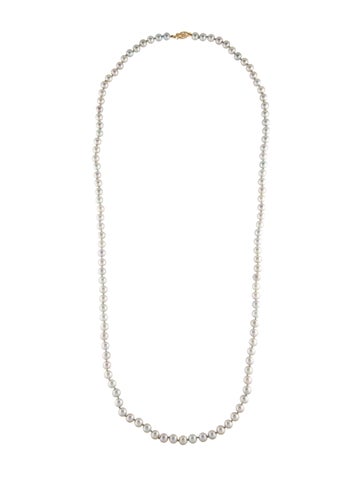 Necklace Bead Strand 14K Dyed Pearl 6.0-6.5mm
