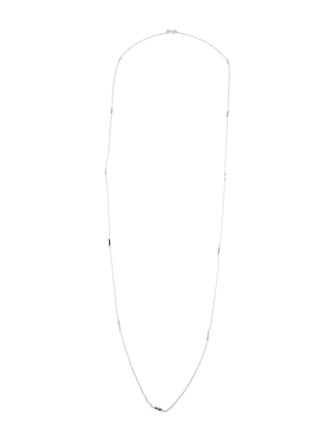 Necklace 18K Diamond Station Necklace