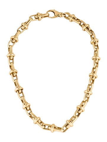 18K Yellow Gold Link Necklace