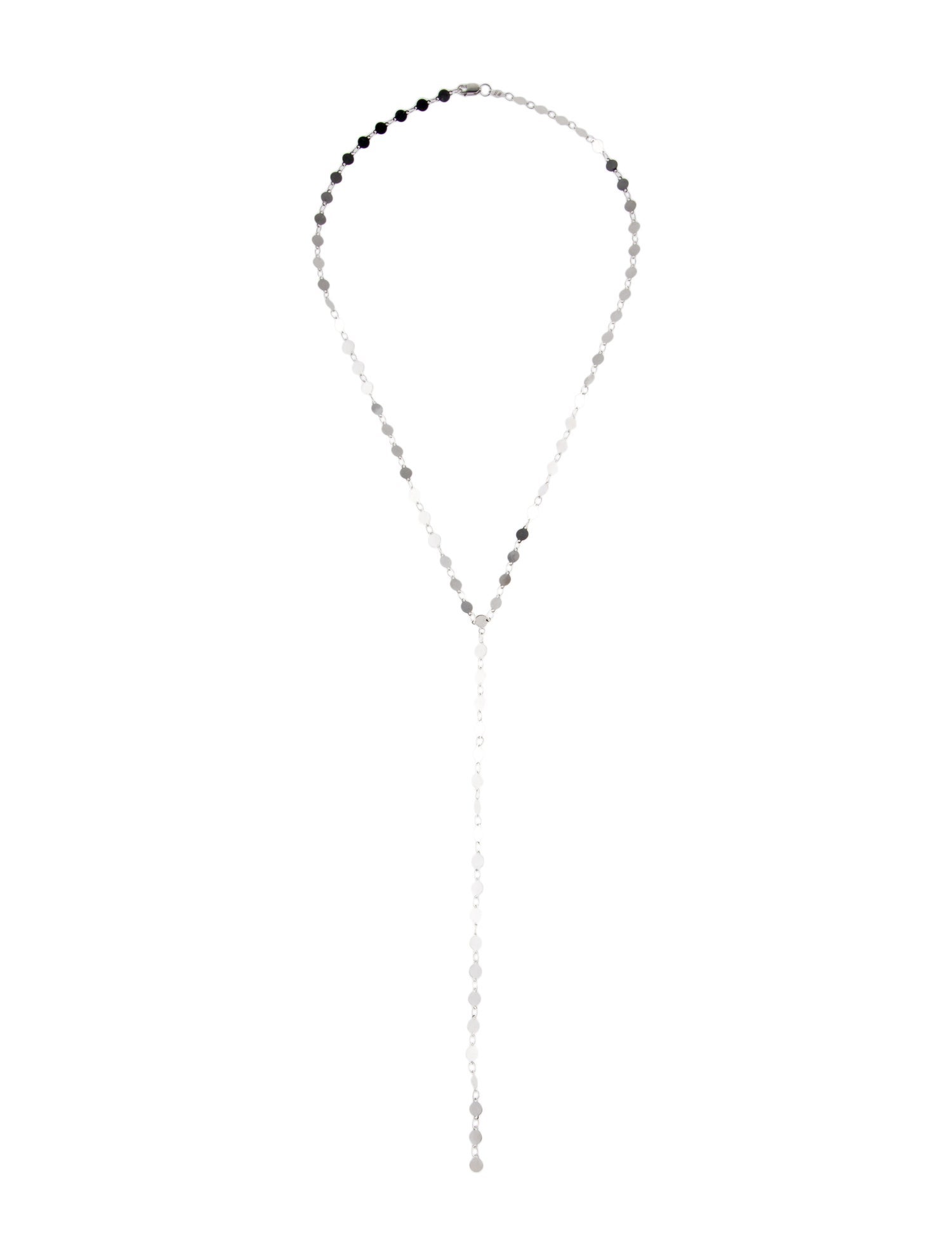 Necklace 14K Mirror Lavalier Necklace
