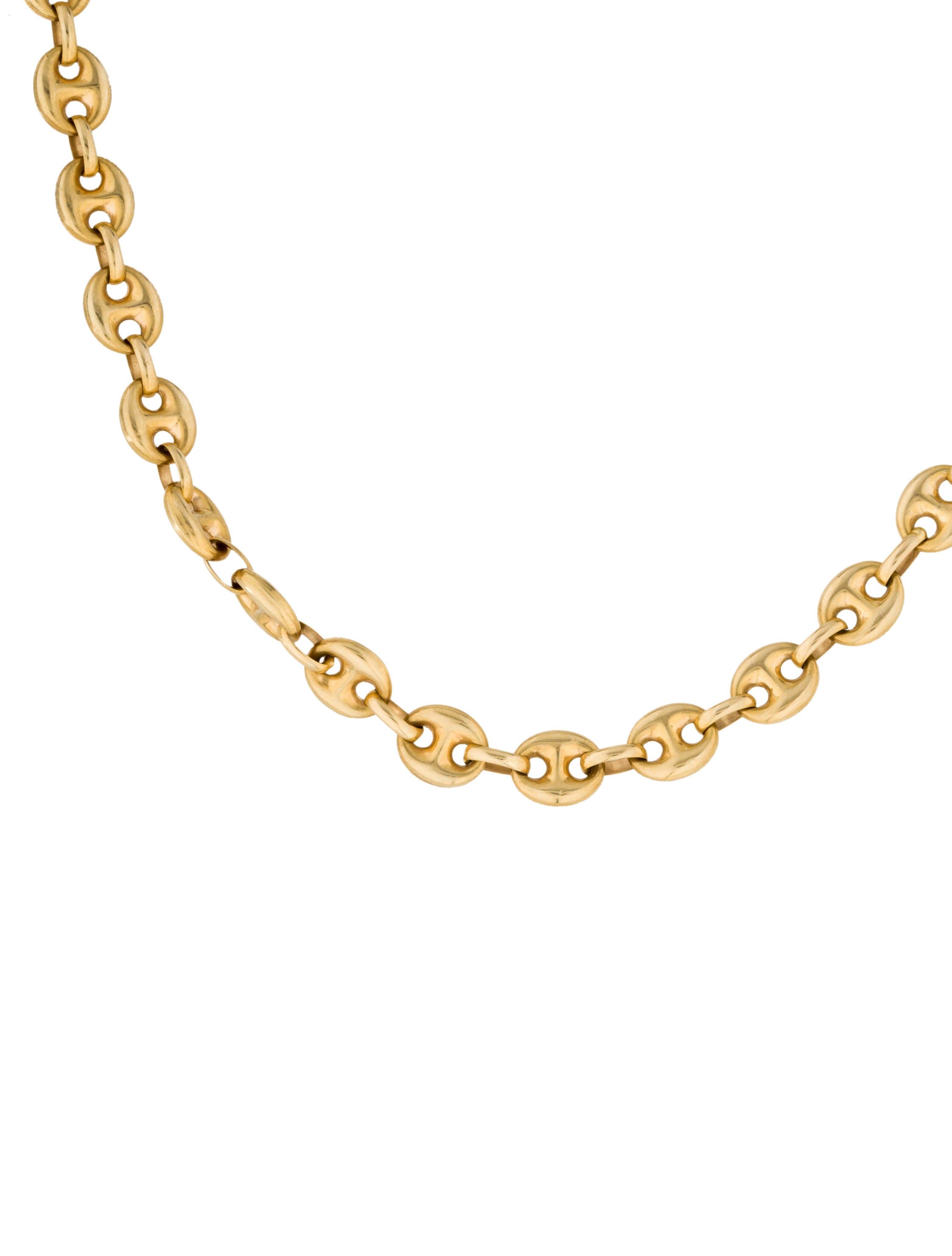 18K Anchor Link Necklace Necklaces NECKL24826 The RealReal