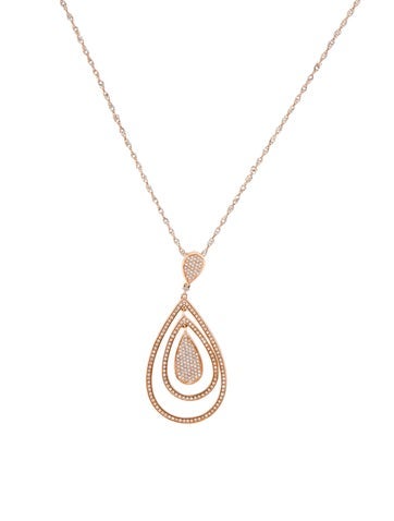 Necklace Pendant 14K Diamond