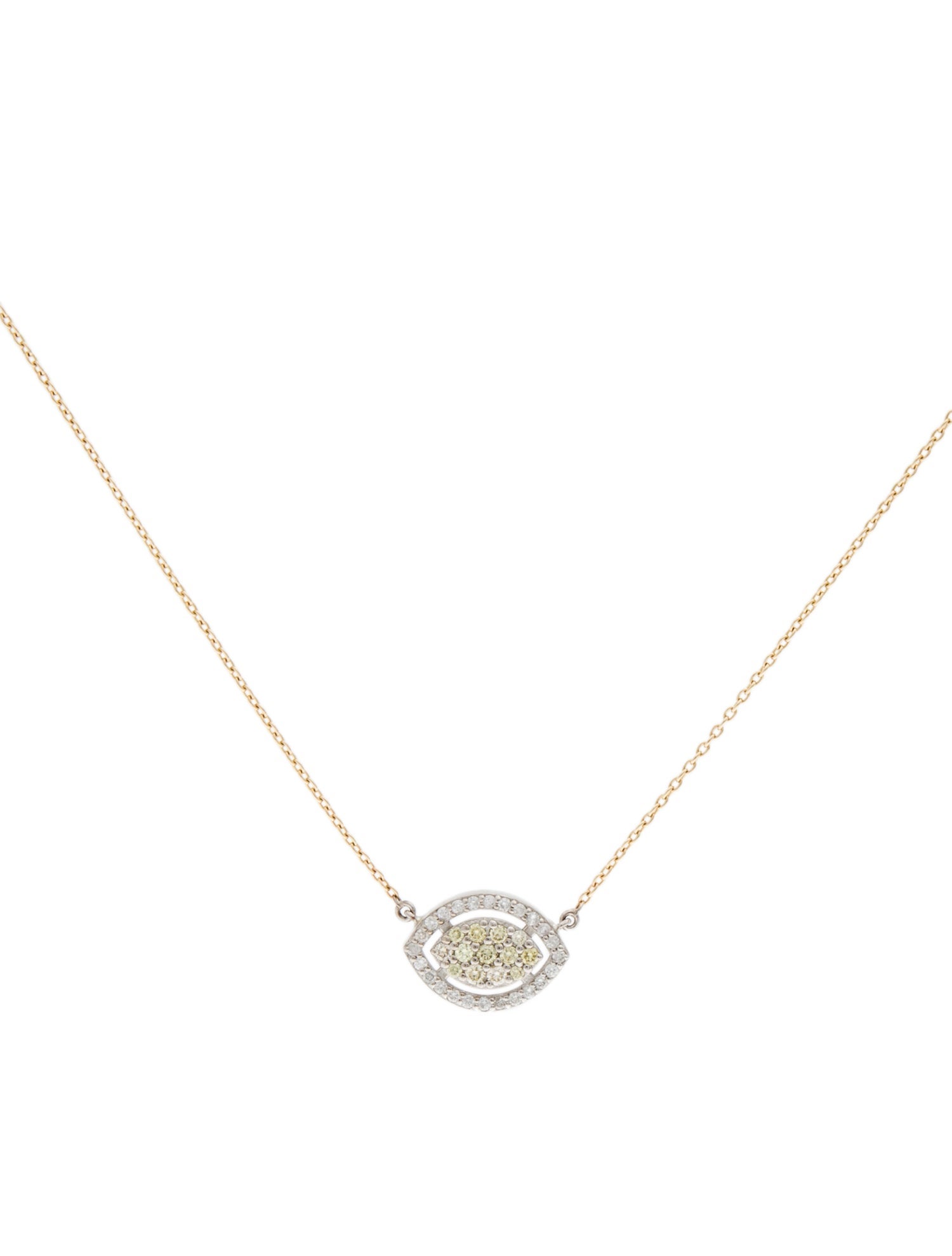 Necklace 14K Diamond Pendant Necklace