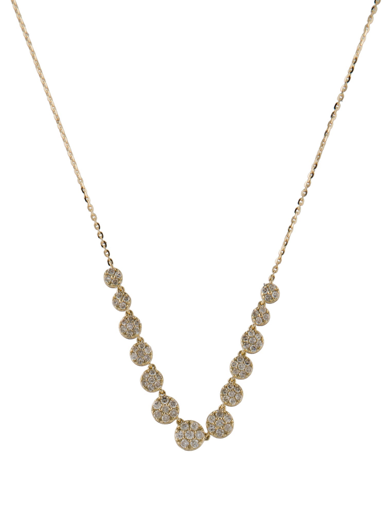 Necklace 14K Diamond Collar Necklace