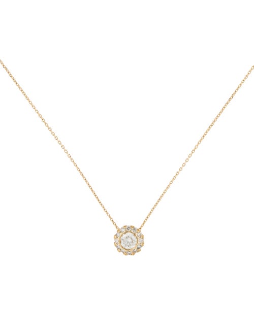 Necklace 14K Diamond Pendant Necklace
