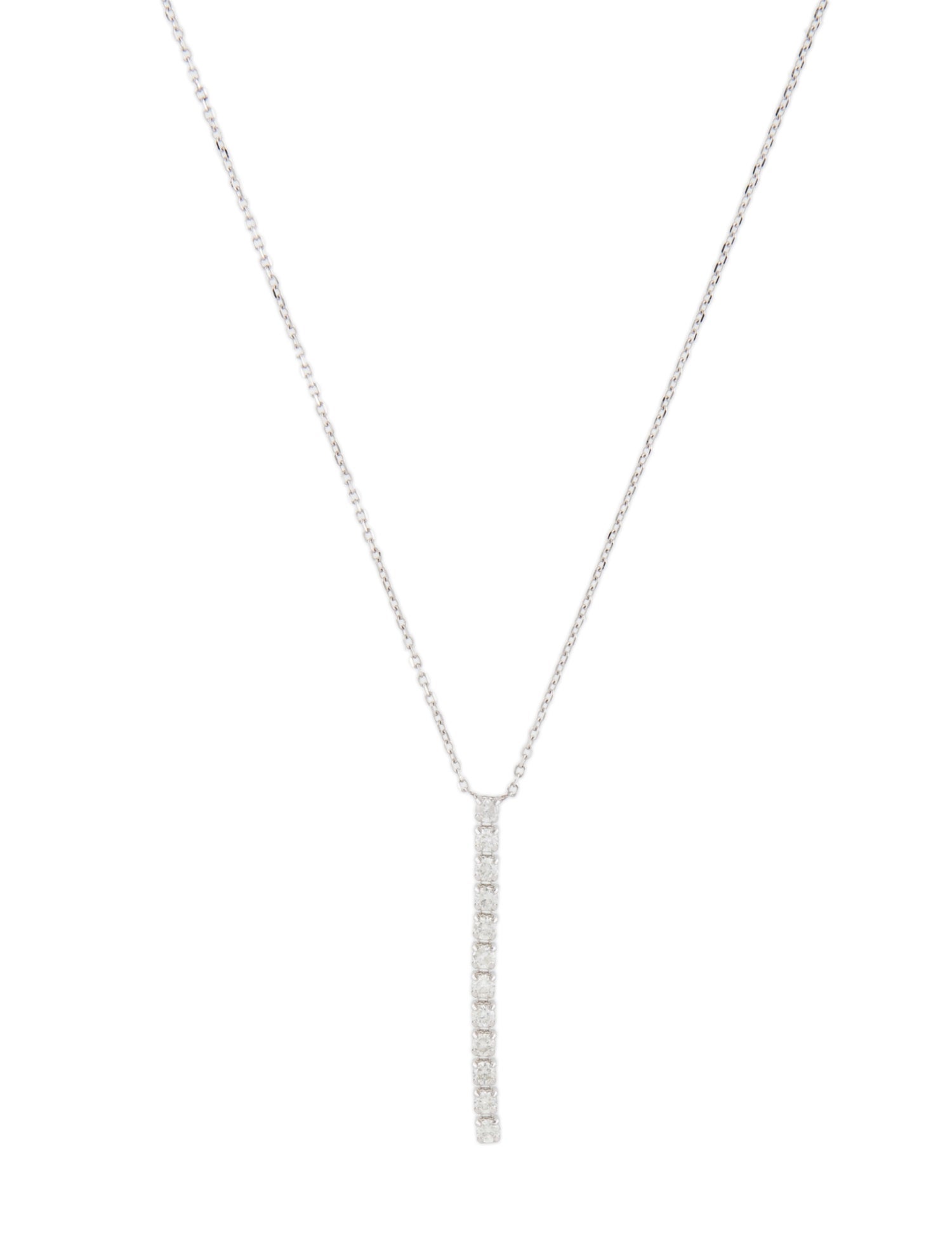 Necklace 14K Diamond Lavalier Necklace