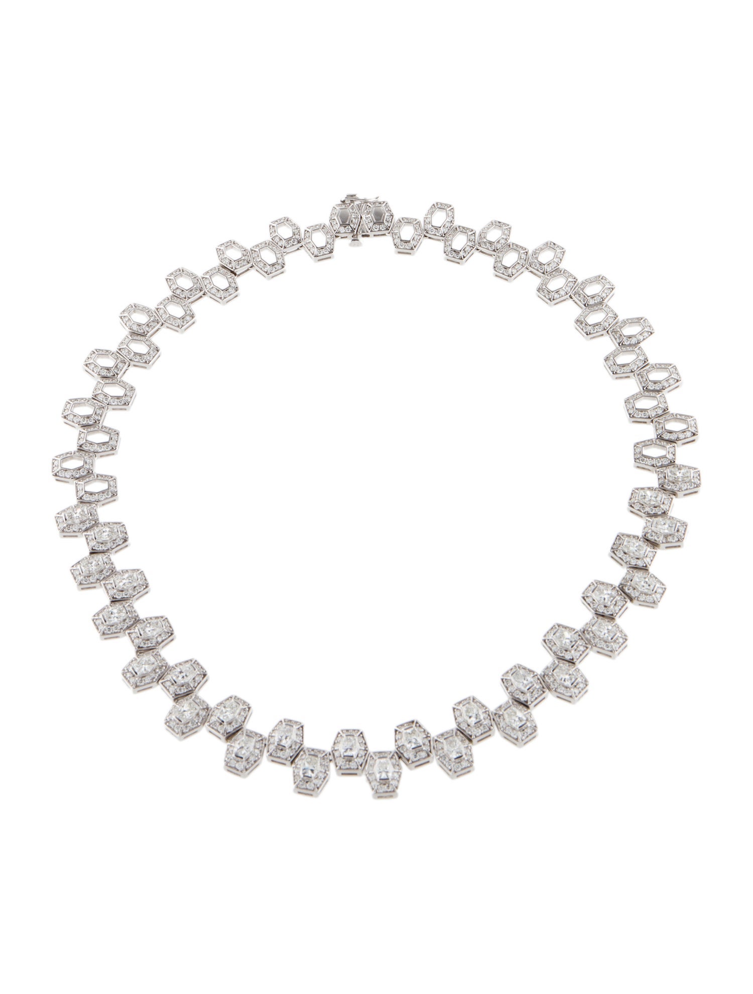 Necklace 18K 17.18ctw Diamond Collar Necklace