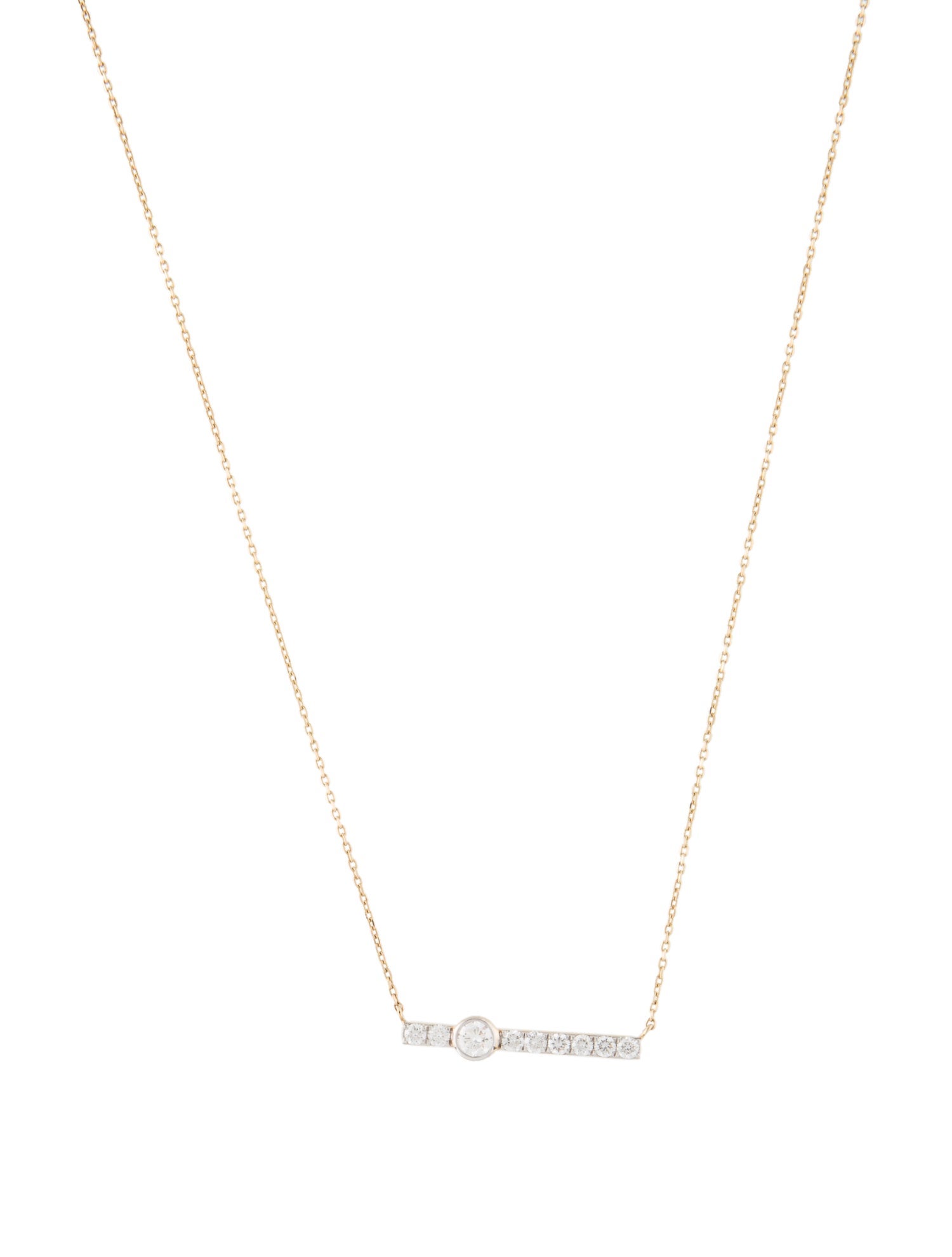 Necklace 14K Lab-Grown Diamond Pendant Necklace
