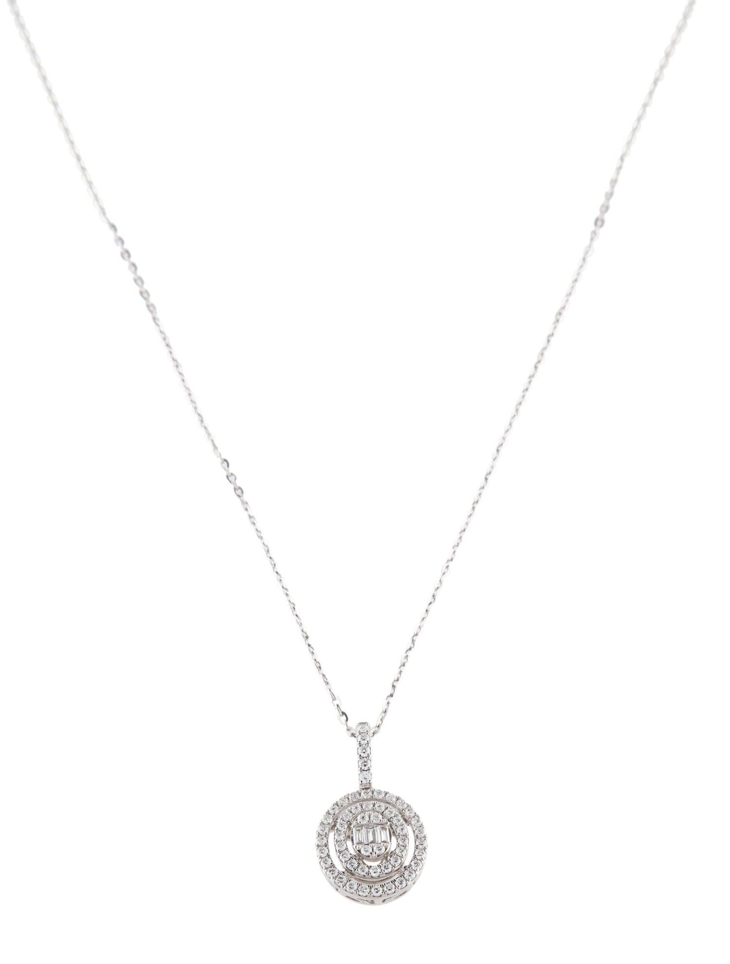 Necklace 14K Lab-Grown Diamond Pendant Necklace